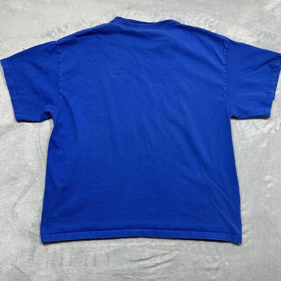 Simpsons Shirt Mens XL Blue Homer Donuts D'Oh 100%‎ Cotton Animated Cartoon Y2K - Picture 7 of 8